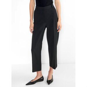 Aritzia Wilfred tapered crop trousers - black